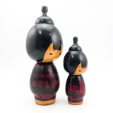 COMING SOON! Marvelous Award-winning Kokeshi Pair by Hideo Ishihara. RARE Sosaku Kokeshi.