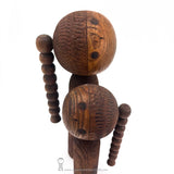 COMING SOON! Futari. Kokeshi. EXTRAORDINARY Award-winning 1960s Kokeshi by Hideo Ishihara. RARE Sosaku Kokeshi.
