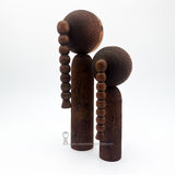 COMING SOON! Futari. Kokeshi. EXTRAORDINARY Award-winning 1960s Kokeshi by Hideo Ishihara. RARE Sosaku Kokeshi.