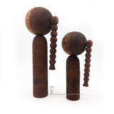 COMING SOON! Futari. Kokeshi. EXTRAORDINARY Award-winning 1960s Kokeshi by Hideo Ishihara. RARE Sosaku Kokeshi.
