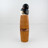 Modern Kokeshi by Izumi Oki. Rare, Gorgeous Sosaku / Kindai Kokeshi