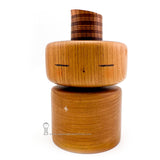Brand New MCM kokeshi by award-winning artist. This gorgeous woodgrain kokeshi is about 22 cm tall. It has a peaceful expression. It was acquired at the all japan kokeshi competition in 2024. It was an official entry.