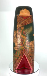 Kokeshi. Award-Winning Kokeshi by Inosuke Kobayashi. Japanese Kokeshi Doll. Princess.