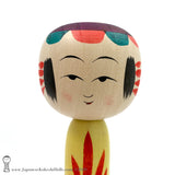 Kokeshi Family Brand New Traditional Kokeshi by Takashi Kamata. Dento Kokeshi.