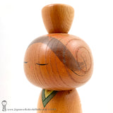 Vintage Kokeshi by Daisuke Takeda. Rare Sosaku (creative) Kokeshi. Elegant!