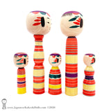 ADORBS! Brand New Traditional Kokeshi by Takashi Kamata. Dento Kokeshi.