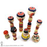 Kokeshi. NEW! Large Family of Traditional Kokeshi Dolls by Toshio Takada.