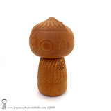 Kokeshi. RARE Sosaku (creative) kokeshi doll by Masashi Takeda. Vintage Kokeshi!