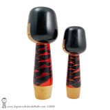 Kokeshi. EXTRAORDINARY Award-winning 1960s Kokeshi by Hideo Ishihara. RARE Sosaku Kokeshi.