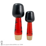 Kokeshi. EXTRAORDINARY Award-winning 1960s Kokeshi by Hideo Ishihara. RARE Sosaku Kokeshi.