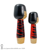 Kokeshi. EXTRAORDINARY Award-winning 1960s Kokeshi by Hideo Ishihara. RARE Sosaku Kokeshi.