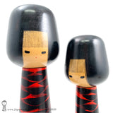 Kokeshi. EXTRAORDINARY Award-winning 1960s Kokeshi by Hideo Ishihara. RARE Sosaku Kokeshi.
