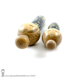 Kokeshi Doll Pair by Issetsu Kuribayashi. RARE, GORGEOUS KOKESHI!!