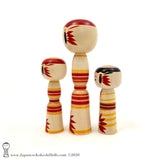 Traditional Kokeshi. Ltd Edition Colors! Kokeshi Trio by Atsushi Kimura. CUTE!