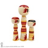 Traditional Kokeshi. Ltd Edition Colors! Kokeshi Trio by Atsushi Kimura. CUTE!