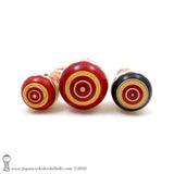 Traditional Kokeshi. Ltd Edition Colors! Kokeshi Trio by Atsushi Kimura. CUTE!