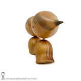 Kokeshi. QUIRKY & RARE!!! Vintage Kokeshi by "lost artisan," Koson Sato. Unique!!