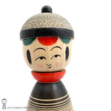Kokeshi. Christmas Kokeshi Dolls. Santa. Japanese Wooden Dolls.