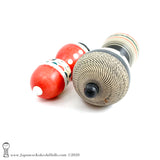 Kokeshi. Christmas Kokeshi Dolls. Santa. Japanese Wooden Dolls.