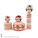 BRAND NEW! Japanese Kokeshi Dolls. Captivating Kokeshi by Tsukasa Wagatsuma.