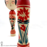 BRAND NEW Pair of Kokeshi Dolls by Yoshinori Niiyama. Quirky! Beautiful! Ltd Availability!