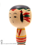Kokeshi Family. NEW! Rare Group of Four Adorable Kokeshi by Atsushi Kimura.