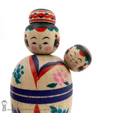 Kokeshi. NEW! Momma Kokeshi with Kids by Toshio Takada. Traditional (Dento) Kokeshi.