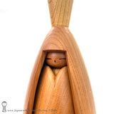Gorgeous Kokeshi Doll by Shozan Shido. Stylish Mid-Century Modern Design. Sosaku (creative) Kokeshi.
