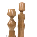Original Kokeshi by JapaneseKokeshiDolls.com. Modern, Sculptural Kokeshi. Cherrywood. Stylish.