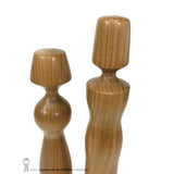Original Kokeshi by JapaneseKokeshiDolls.com. Modern, Sculptural Kokeshi. Cherrywood. Stylish.