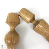 Original Kokeshi by JapaneseKokeshiDolls.com. Modern, Sculptural Kokeshi. Cherrywood. Stylish.