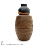 RARE Kokeshi. PEACEFUL Vintage Kokeshi Doll by Sanpei Yamanaka. FEMALE.