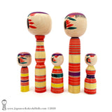 ADORBS! Brand New Traditional Kokeshi by Takashi Kamata. Dento Kokeshi.