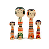 Kokeshi. Ltd Edition Colors! Cute Family of Kokeshi by Atsushi Kimura.