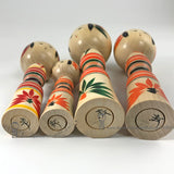 Kokeshi. Ltd Edition Colors! Cute Family of Kokeshi by Atsushi Kimura.