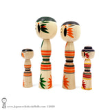 Kokeshi. Ltd Edition Colors! Cute Family of Kokeshi by Atsushi Kimura.