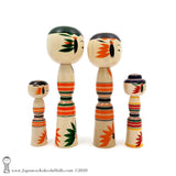 Kokeshi. Ltd Edition Colors! Cute Family of Kokeshi by Atsushi Kimura.