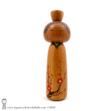 Vintage Kokeshi by Daisuke Takeda. Rare Sosaku (creative) Kokeshi. Elegant!