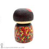 New! Colorful Kokeshi by Ichiko Yahagi. One-Of-A-Kind! Kawaii!