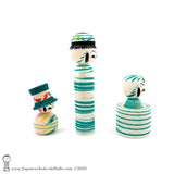 Japanese Kokeshi Dolls. NEW! Adorable Kokeshi by Tsukasa Wagatsuma.