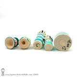 Japanese Kokeshi Dolls. NEW! Adorable Kokeshi by Tsukasa Wagatsuma.