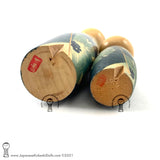 Kokeshi Doll Pair by Issetsu Kuribayashi. RARE, GORGEOUS KOKESHI!!
