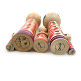 Kokeshi Family of Five. Brand New Traditional Kokeshi by Takashi Kamata. Dento Kokeshi.