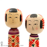 Kokeshi Family of Five. Brand New Traditional Kokeshi by Takashi Kamata. Dento Kokeshi.