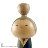 Kokeshi Doll Pair by Issetsu Kuribayashi. RARE, GORGEOUS KOKESHI!!