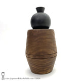 RARE Kokeshi. PEACEFUL Vintage Kokeshi Doll by Sanpei Yamanaka. MALE
