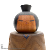 RARE Kokeshi. PEACEFUL Vintage Kokeshi Doll by Sanpei Yamanaka. MALE