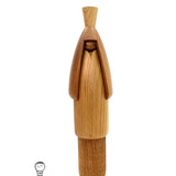 Gorgeous Kokeshi Doll by Shozan Shido. Stylish Mid-Century Modern Design. Sosaku (creative) Kokeshi.