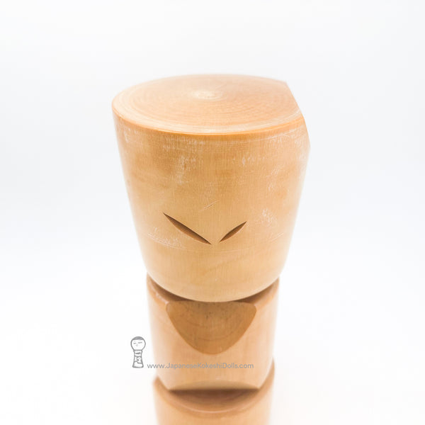 COMING SOON! Stunning Abstract Vintage Kokeshi Doll by Harumasa Tanaka.