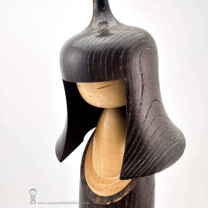 Tall & Elegant. Super RARE Sosaku Kokeshi by Seiju Kon